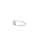 Load image into Gallery viewer, White Gold Heart-Shaped CZ Ring