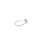 Load image into Gallery viewer, White Gold Heart-Shaped CZ Ring