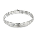 Load image into Gallery viewer, White Gold Diamond Bracelet
