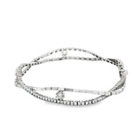 Load image into Gallery viewer, CZ Tennis Bracelet in White Gold