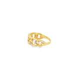 Load image into Gallery viewer, 14ct Two-Tone Yellow Gold Chain Link Band Ring