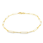 Load image into Gallery viewer, Elegant Yellow Gold Link Chain Bracelet