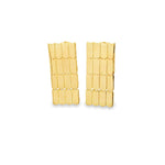 Load image into Gallery viewer, Yellow Gold Segmented Dangle Earrings