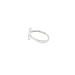 Load image into Gallery viewer, White Gold Multistone Ring with Round Cut CZ