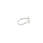 Load image into Gallery viewer, White Gold Multistone Ring with Round Cut CZ