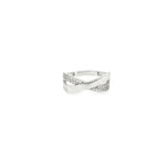 Load image into Gallery viewer, White Gold Multistone CZ Ring