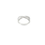 Load image into Gallery viewer, White Gold Multistone CZ Ring