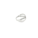 Load image into Gallery viewer, White Gold Multistone CZ Ring