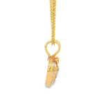 Load image into Gallery viewer, Yellow Gold Heart Diamond Charm Necklace