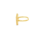 Load image into Gallery viewer, Yellow Gold Cocktail Ring with Mother of Pearl