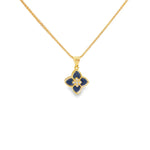 Load image into Gallery viewer, Yellow Gold Charm Necklace with Diamond Accents