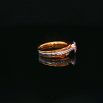 Load image into Gallery viewer, 18ct Rose & White Gold Ring with Round Cut Ruby & Diamonds