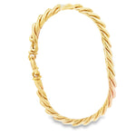 Load image into Gallery viewer, Luxurious Yellow Gold Chain Link Bracelet (Hollow Links)