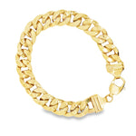 Load image into Gallery viewer, Classic Yellow Gold Chain Link Bracelet (Hollow Links)