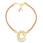 Load image into Gallery viewer, Designer Yellow & Rose Gold Chain Bracelet