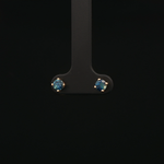 Load image into Gallery viewer, Royal Blue Sapphire Stud Earrings in Yellow Gold