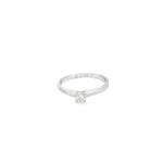 Load image into Gallery viewer, 18ct White Gold Engagement Ring with Diamond