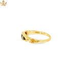 Load image into Gallery viewer, 18ct Gold Ring with Royal Blue Sapphire & Diamonds