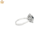 Load image into Gallery viewer, 18ct White Gold Cocktail Ring with Sapphire & Diamonds