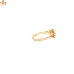 Load image into Gallery viewer, Yellow Gold Multistone Ring with Round Cabochon Opals