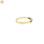 Load image into Gallery viewer, 9ct Gold Ring with Deep Blue Sapphires & Diamonds