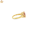 Load image into Gallery viewer, 9ct Gold Multistone Ring with Emerald Cut Ametrine