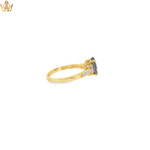 Load image into Gallery viewer, 9ct Gold Ring with Oval Tanzanite and Accents