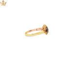 Load image into Gallery viewer, 9ct Gold Multi Stone Ring with Oval Garnets
