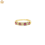 Load image into Gallery viewer, 9ct Gold Ring with Ruby & Diamonds