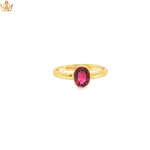 Load image into Gallery viewer, 9ct Yellow Gold Solitaire Ring with Tourmaline