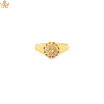 Load image into Gallery viewer, 18ct Gold Multistone Ring with Round Brilliant Cut Diamonds