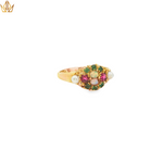 Load image into Gallery viewer, 15ct Gold Multi-Stone Ring with Opal Centerpiece (Antique)