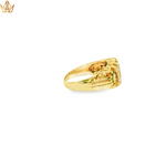 Load image into Gallery viewer, 18ct Gold Ring with Peridot & Diamond