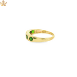 Load image into Gallery viewer, 9ct Gold Ring with Russian Diopside