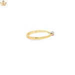 Load image into Gallery viewer, 9ct Gold Solitaire Ring with Round Cut Diamond