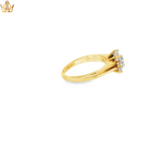 Load image into Gallery viewer, 18ct Gold Diamond Floral Cluster Ring
