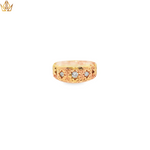Load image into Gallery viewer, 18ct Gold Band Ring with Round Brilliant Cut Diamonds