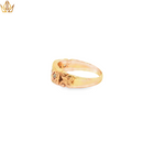 Load image into Gallery viewer, 18ct Gold Band Ring with Round Brilliant Cut Diamonds