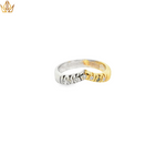 Load image into Gallery viewer, Yellow Gold Multistone Ring with Round Brilliant Diamonds