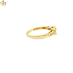 Load image into Gallery viewer, 18ct Gold Multistone Ring with Square Cut Diamonds