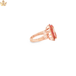 Load image into Gallery viewer, 9ct Rose Gold Ring with Morganite & Pink Stones