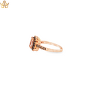 Load image into Gallery viewer, 14ct Gold Ring with Emerald-Cut Morganite
