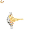 Load image into Gallery viewer, 14ct Gold Ring with Fancy Round Brilliant Cut Diamonds