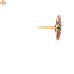 Load image into Gallery viewer, 18ct Gold Ring with Emerald & Diamonds (Vintage)