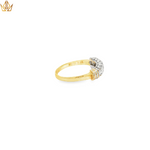 Load image into Gallery viewer, 18ct Gold Multistone Ring with Round Brilliant Cut Diamonds
