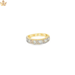 Load image into Gallery viewer, 18ct Yellow Gold Multistone Diamond Ring with Round Brilliant Cut Diamonds