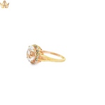 Load image into Gallery viewer, 9ct Gold Cocktail Ring with Round Cut Topaz