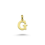 Load image into Gallery viewer, 14ct g Letter Gold Pendant (Chain Not Included)