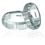 Load image into Gallery viewer, 14ct White Gold Wedding Ring