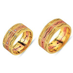 Load image into Gallery viewer, 14ct Yellow Rose Gold Wedding Ring